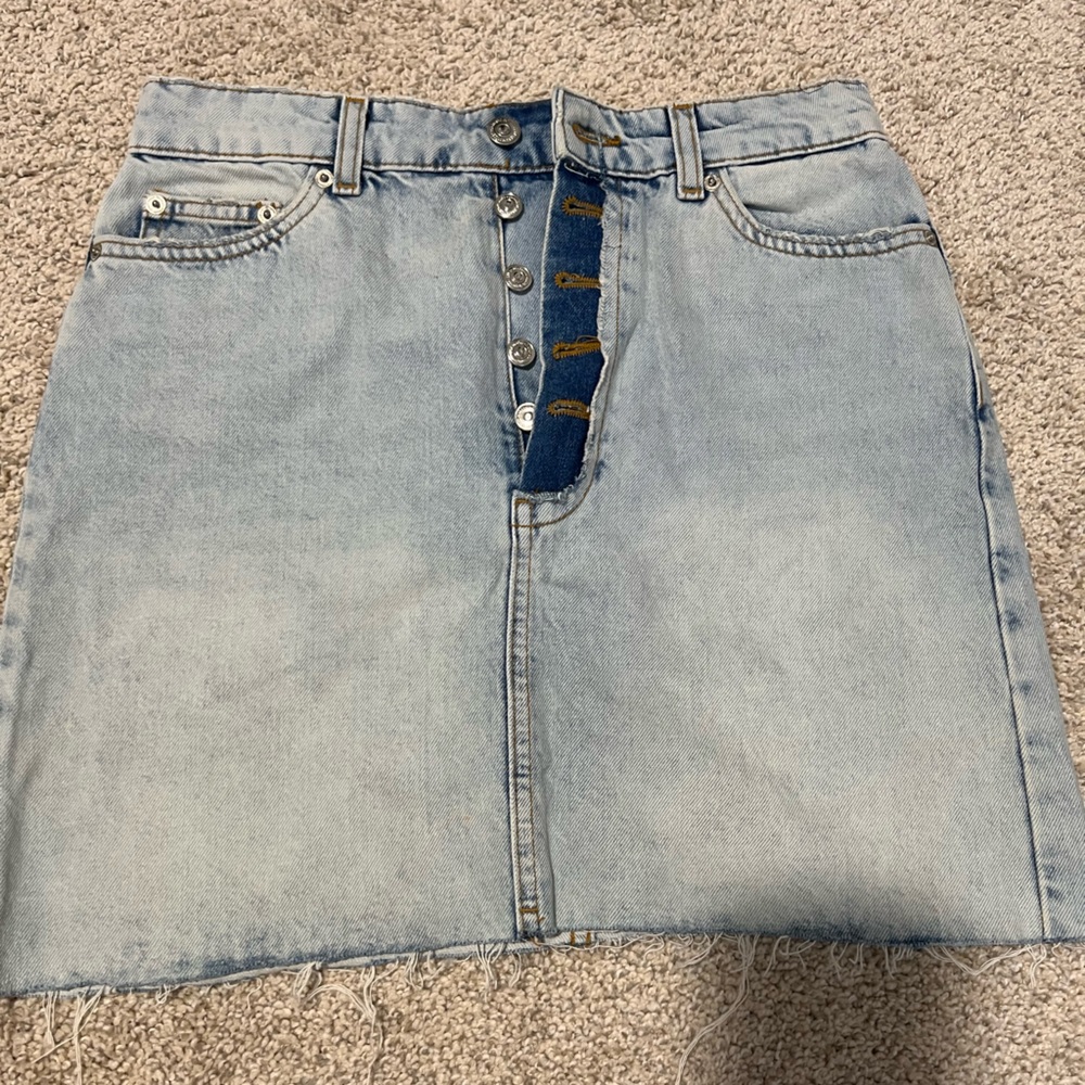 Zara denim skirt size xs